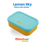700 ML Silicone Lunch Box with Divider | 2 Colorways Available