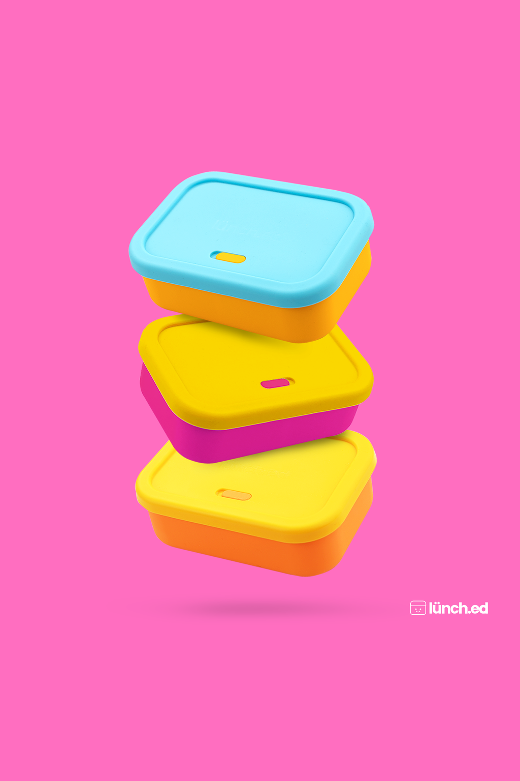700 ML Silicone Lunch Box with Divider | 3 Colorways Available
